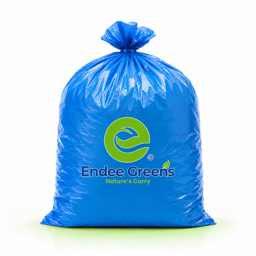 Blue Garbage Bag
